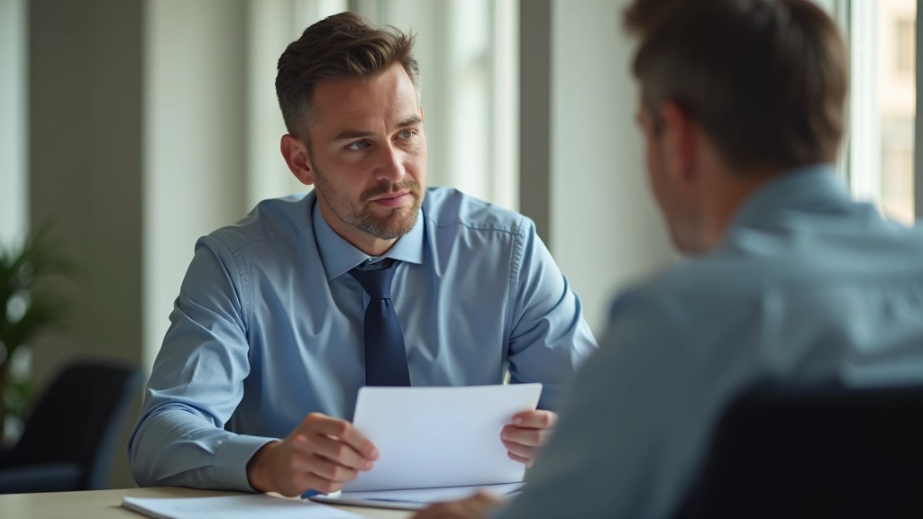 Asesor de pensiones en consulta