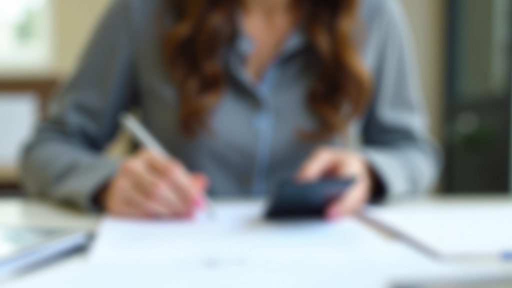 Profesional revisando documentos de pensión